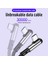 3A 1.2m USB Tip C Kablo Mikro USB Hızlı Şarj Kablosu iPhone 12 11 Pro Max Xiaomi Samsung Telefon Android Şarj Cihazı Veri Kablosu (Yurt Dışından) 3