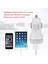 Iphone/ipad Için Evrensel Mini Çift 2usb Bağlantı Noktalı Araç Hızlı Şarj Adaptörü (Yurt Dışından) 4