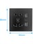 Kebidu Çıkış Paneli Dc 5V 2.1A Çift USB Bağlantı Noktası Ac 100-250V 10A Duvar Prizi (Yurt Dışından) 5