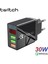 Twitch LED Ekran Hızlı Şarj Cihazı Hızlı Şarj 3.0 Qc 30W USB Şarj Cihazı iPhone 11 Için Telefon Duvar Şarj Cihazı Samsung S10 Xiaomi 9 (Yurt Dışından) 1
