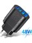 USB Şarj Cihazı 3A Hızlı Şarj 3.0 Cep Telefonu Şarj Cihazı IPhone 11 Samsung Xiaomi 4 Port 48W Hızlı Duvar Şarj Cihazları Ab/abd Tak (Yurt Dışından) 1
