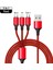 Tkey 3 In 1 Mikro USB C Tipi Şarj Aleti Kablosu Çoklu USB Bağlantı Noktası Çoklu USB Şarj Kablosu iPhone Xiaomi Huawei Için Hızlı Şarj Kablosu (Yurt Dışından) 1
