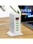 Uslıon 5 Port USB Şarj Aleti Xiaomi LED Ekran Çoklu USB Şarj Istasyonu Evrensel Telefon Masaüstü Duvar Ev Ab Abd Ingiltere Tak (Yurt Dışından) 1