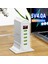 Uslıon 5 Port USB Şarj Aleti Xiaomi LED Ekran Çoklu USB Şarj Istasyonu Evrensel Telefon Masaüstü Duvar Ev Ab Abd Ingiltere Tak (Yurt Dışından) 5