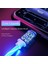 Renkli Akan LED Glow USB Şarj Cihazı C Tipi Kablo Android Için Mikro USB Şarj Kablosu iPhone x Için Samsung S9 Şarj (Yurt Dışından) 4