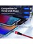 Aufu LED Manyetik USB Şarj Kablosu C Tipi Telefon Kablosu Mıknatıs Şarj Cihazı Mikro USB Kablosu Xiaomi Samsung iPhone 12 Için (Yurt Dışından) 4