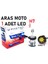 Motosiklet H7 Photon Fanlı Xenon LED Ampül 12-24 V (Duo Soğutucu Fanlı Model) 1 Adet-Aras Moto 1