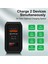 LED Ekran USB Şarj Aleti Qc 3.0 Hızlı Şarj Ab Abd Ingiltere Tak Adaptörü iPhone Telefon Için 20W Hızlı Şarj Tipi C Pd Bağlantı Noktası Şarj Cihazı (Yurt Dışından) 3