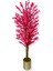 Fuşya Bahar Dalı 160 cm Yapay Ağaç 25X25 Metal Saksı 1