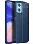 Oppo A76 Kılıf Deri Görünümlü Silikon Zipax-Zr-Niss 1