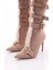 1121 Kadin Kemerli Topuklu Çizme 4