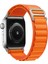 Apple Watch Uyumlu 38MM 40MM 41MM 1/2/3/4/5/6/se/7/8/9ultra Mountain Kordon Turuncu 1