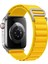 Apple Watch Uyumlu 38MM 40MM 41MM 1/2/3/4/5/6/se/7/8/9ultra Mountain Kordon Sarı 1