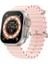 Apple Watch Uyumlu 41 mm 1/2/3/4/5/6/se/7/8/9ultra Ocean Kordon Kordon Pembe 1