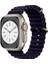 Apple Watch Uyumlu 41 mm 1/2/3/4/5/6/se/7/8/9ultra Ocean Kordon Kordon Koyu Mor 2