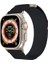 Apple Watch Uyumlu 38MM 40MM 41MM 1/2/3/4/5/6/se/7/8/9ultra Mountain Kordon Siyah 1