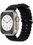 Apple Watch Uyumlu 40MM 1/2/3/4/5/6/se/7/8/9ultra Ocean Kordon Kordon Siyah 1