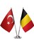 Belçika Ikili Masa Bayrağı 1