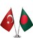 Bangladeş İkili Masa Bayrağı 1