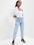 Kadın Açık Mavi Mid Rise Easy Kargo Washwell™ Jean Pantolon 1