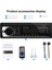 Araca Monte Bluetooth Radyo Makinesi Mp3 Tek Mil Araba Kartı USB Flash Sürücü Fm Radyo Bluetooth Mp3 Çalar (Yurt Dışından) 3