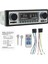 Araba Için Bluetooth Fm Verici, Araba Mp3 Çalar Hd Fm Radyo Bluetooth Uyumlu Eller Serbest Arama U Disk Kartı Uzaktan Kumanda ile Aux Radyo (Yurt Dışından) 2