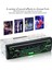 Tek Din Araba Bluetooth Oynatıcı, DC12-24V Mp3 Çalar Fm Radyo Alıcısı Ayarlanabilir Arka Işık Iso Arayüzü Multimedya Oynatıcı Araba Stereo (Yurt Dışından) 4