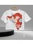 Yeni Sezon Kız Çocuk Bel Büzgü Ayarlı Deniz Kızı Baskılı T-Shirt Kısa Kol 1