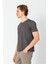 Erkek Fit Rahat Esnek Nefes Alan Bisiklet Yaka T-Shirt 2