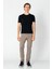 Erkek Fit Rahat Esnek Nefes Alan Bisiklet Yaka T-Shirt 1