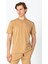 Erkek Regular Fit Rahat Sade Klasik T-Shirt 5