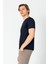 Erkek Fit Rahat Esnek Nefes Alan Bisiklet Yaka T-Shirt 2