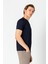 Erkek Fit Rahat Esnek Nefes Alan Bisiklet Yaka T-Shirt 4