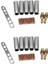 Mıg Kaynak Sarf Malzemeleri - 20 x Temas Ucu 0,8 mm M6 10 x Koruma Kabı / Gaz Nozulu 4 x Uç Tutucu-Difüzör 2 x Anahtar (10 Cm) - Gümüş ve Altın (Yurt Dışından) 1