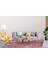 Modern Bordo Dijital Baskı Yıkanabilir Hipoalerjenik Kaymaz Taban Halı Yolluk 4