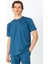 Erkek Regular Fit Rahat Sade Klasik T-Shirt 5