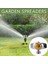 Metal Spot Yağmurlama Sistemi, 360 Derece Kare Daire Desenli Yağmurlama Sistemi Hortumu Sprinkler Kapsama Alanı 30FT'YE Kadar (Yurt Dışından) 3
