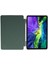 Apple iPad 7. Nesil A2197 A2200 A2198 10.2 Inç Uyumlu Kılıf Y Smart Cover Standlı Uyku Modlu Kalem Yerli Mars Kapak Koyu Yeşil 2