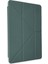 Apple iPad 7. Nesil A2197 A2200 A2198 10.2 Inç Uyumlu Kılıf Y Smart Cover Standlı Uyku Modlu Kalem Yerli Mars Kapak Koyu Yeşil 4