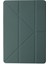 Apple iPad 7. Nesil A2197 A2200 A2198 10.2 Inç Uyumlu Kılıf Y Smart Cover Standlı Uyku Modlu Kalem Yerli Mars Kapak Koyu Yeşil 5