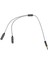 Rexlıs(9,8 Inç) 3,5 mm Çift Kulaklık Jakı Ayırıcı Adaptör (Gri) (Yurt Dışından) 2