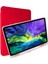 Apple iPad Air 2 A1566 A1567 9.7 Inç Uyumlu Kılıf Y Smart Cover Standlı Uyku Modlu Kalem Yerli Mars Kapak Kırmızı 1