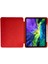 Apple iPad Air 2 A1566 A1567 9.7 Inç Uyumlu Kılıf Y Smart Cover Standlı Uyku Modlu Kalem Yerli Mars Kapak Kırmızı 2