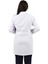 Gömlek Yaka Orta Boy Beyaz Bayan Doktor Öğretmen Hemşire Laboratuvar Önlüğü 3