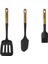 3 Parça Silikon Pasta Spatula Fırça Seti 1