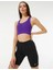 Outlet Bul Kadın Slim Fit Süngersiz Spor Dalğiç Kumaş Delikli Crop Atlet 1