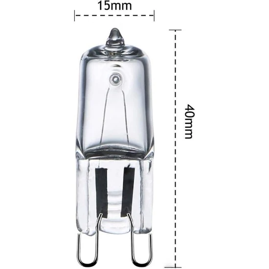 Electrolux Fırın Iç Aydınlatma Lambası 40W Kapsül Lamba 2800K Işık Halojen Ampul 300°C