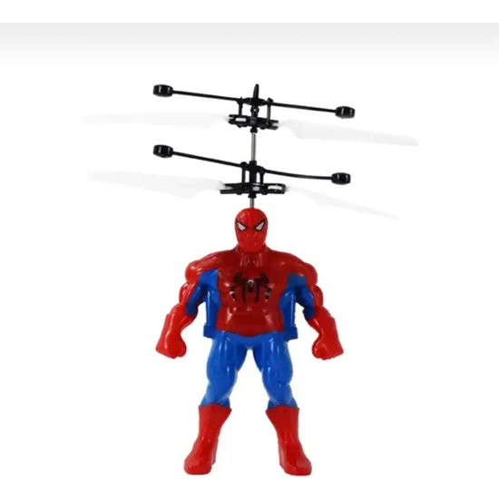 HD Marketim Happy Toys Uçan Sensörlü Uçan Sipiderman Uçan Oyuncak Şarjı
