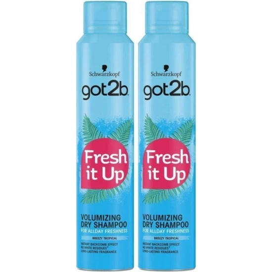 GOT2B Fresh It Up Volume Kuru Şampuan 200 ml x 2 Adet