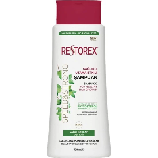 Restorex Şampuan Yağlı Saçlar Sarmaşık Özlü 500 ml